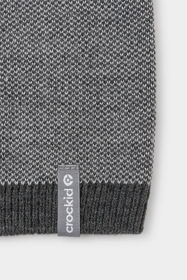 Шапка CROCKID, св.серый меланж - фото 2