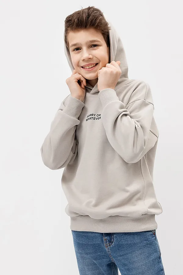 Анорак  MARK FORMELLE, песочно -серый +печать - фото 2