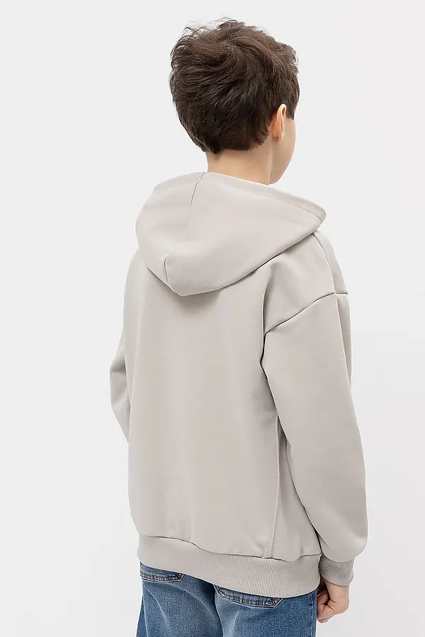 Анорак  MARK FORMELLE, песочно -серый +печать - фото 2