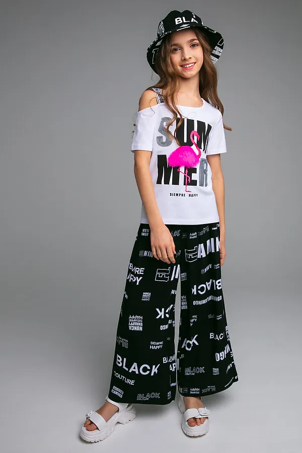 Панама PLAYTODAY, черный,белый - фото 2