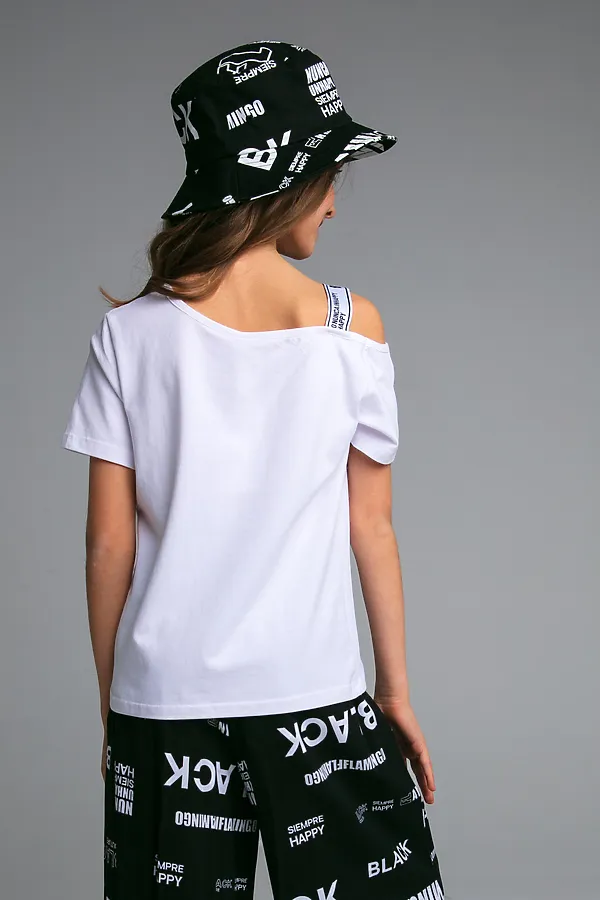 Панама PLAYTODAY, черный,белый - фото 2