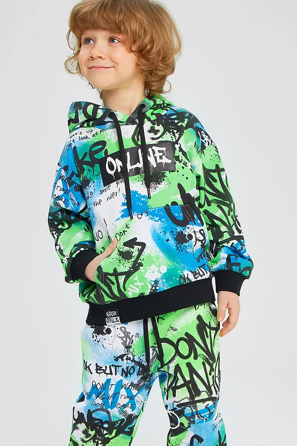 Худи PLAYTODAY, разноцветный - фото 2