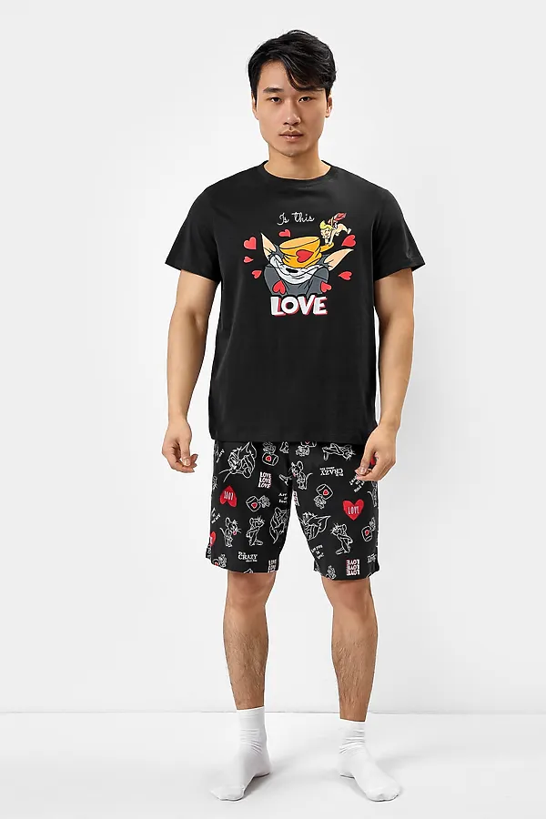 Пижама MARK FORMELLE, графит+том и джерри/ graphite+patterntom&jerry (18-9) - фото 2