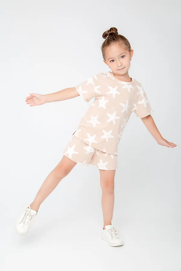 Шорты CROCKID SALE, лунный свет,морские звезды к377 - фото 2