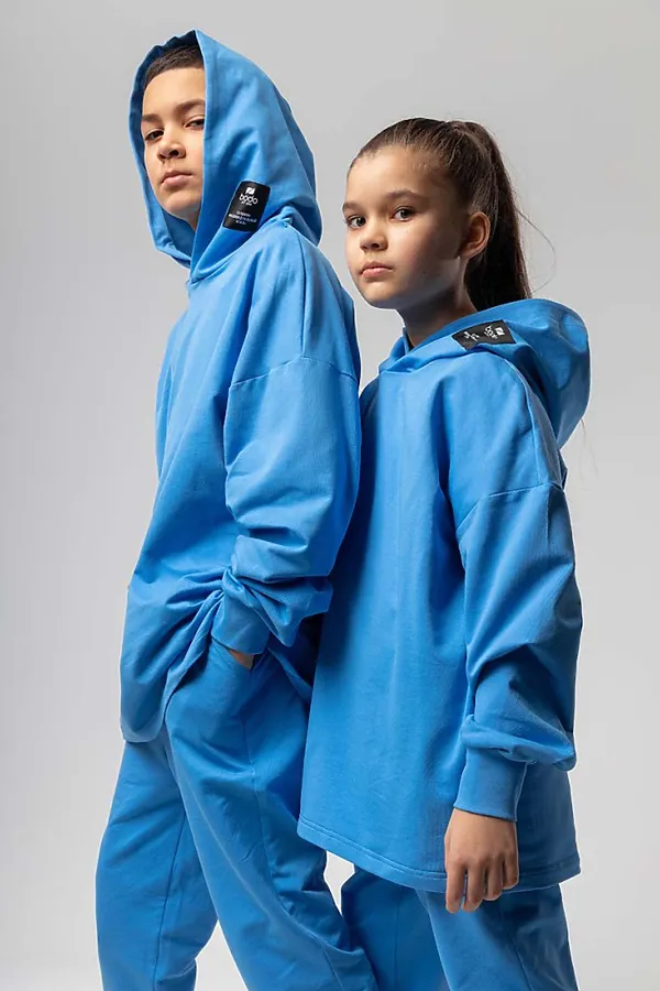 Костюм (Худи+Брюки) BODO, голубой - фото 2