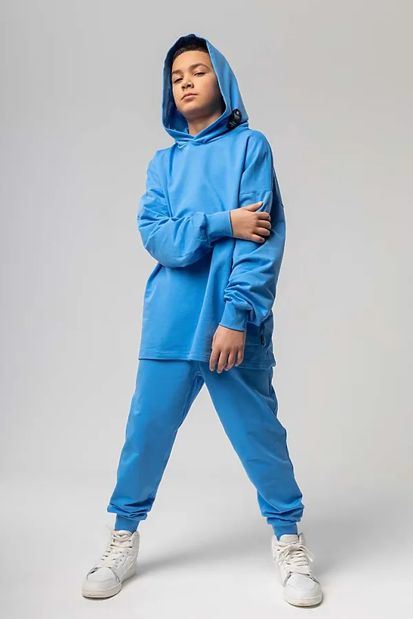 Костюм (Худи+Брюки) BODO, голубой - фото 2