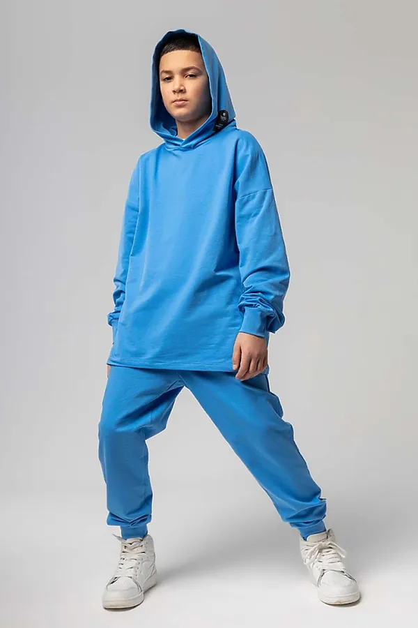 Костюм (Худи+Брюки) BODO, голубой - фото 2