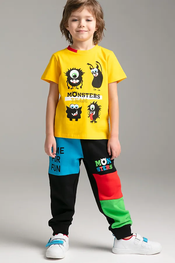 Брюки PLAYTODAY, черный,разноцветный - фото 2