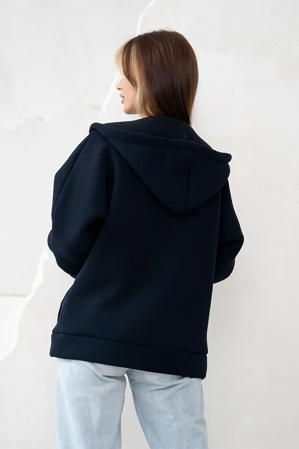 Толстовка BINITA, темно-синяя - фото 2