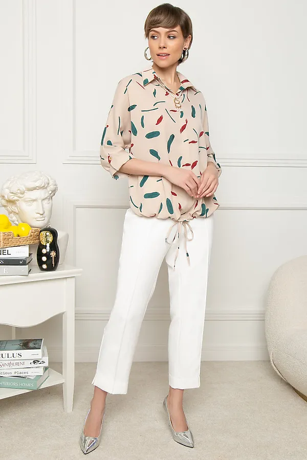 Блуза BELLOVERA, бежевый - фото 2