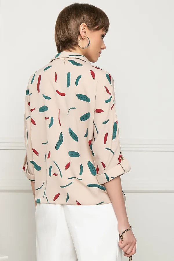 Блуза BELLOVERA, бежевый - фото 2