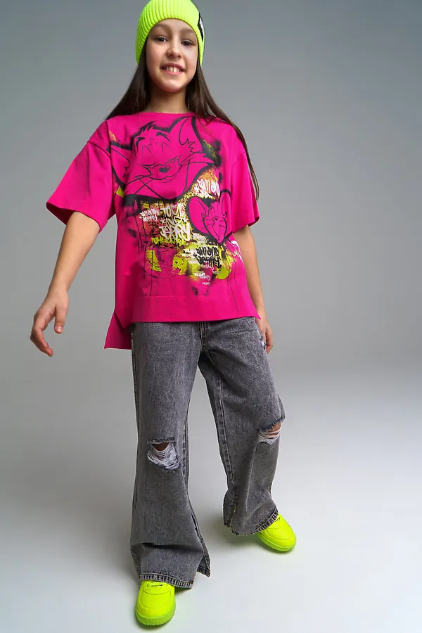 Футболка PLAYTODAY, розовый,разноцветный - фото 2