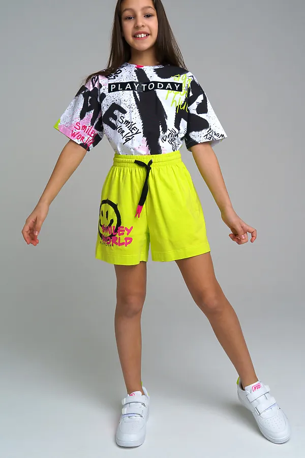 Шорты PLAYTODAY, светло-зеленый - фото 2