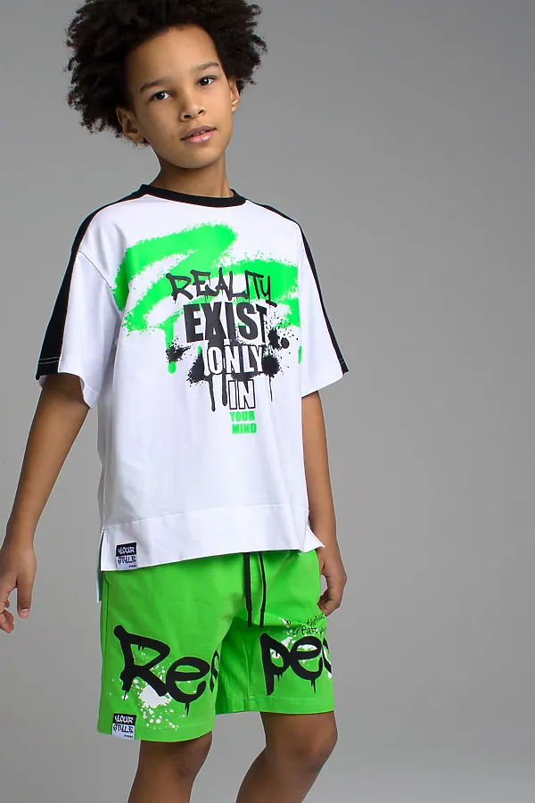 Шорты PLAYTODAY, светло-зеленый,черный - фото 2