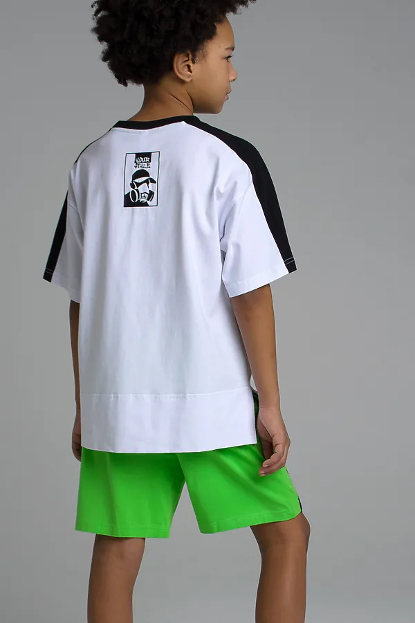 Шорты PLAYTODAY, светло-зеленый,черный - фото 2