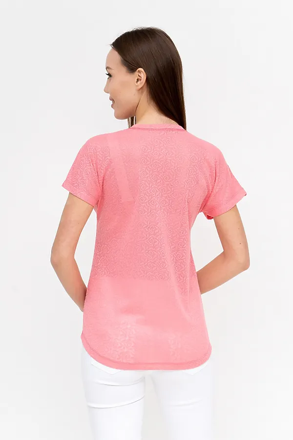 Футболка BINITA, розовая - фото 2