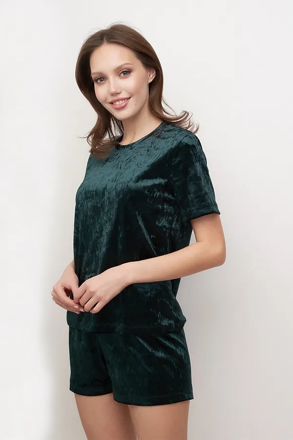 Комплект (Футболка+Шорты) BINITA, изумрудный - фото 2