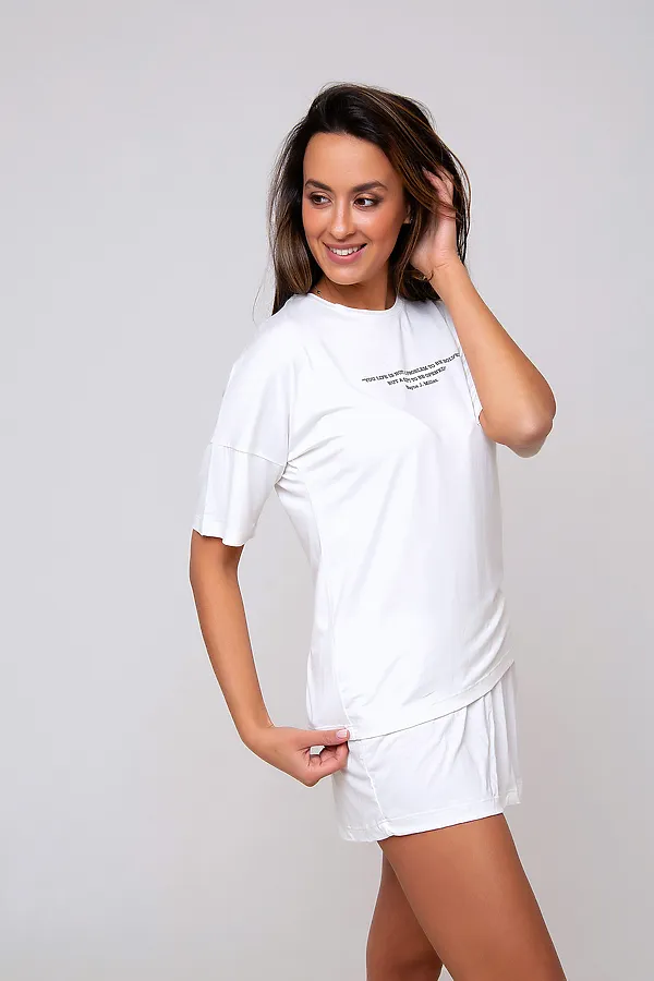 Костюм (Футболка+Шорты) RAPOSA, молочный - фото 2