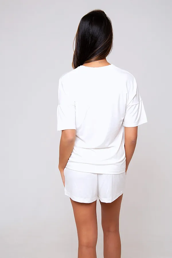 Костюм (Футболка+Шорты) RAPOSA, молочный - фото 2