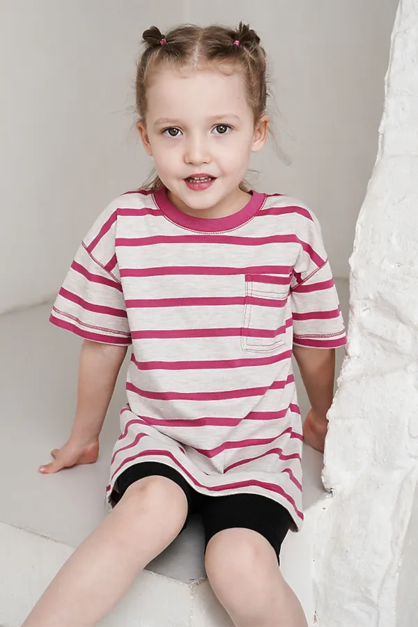 Футболка BINITA, розовая - фото 2