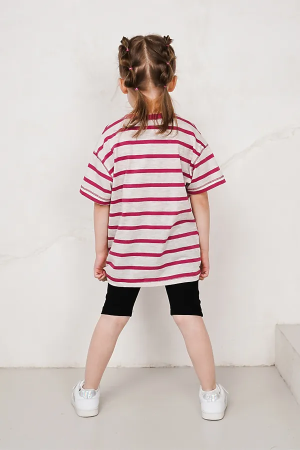 Футболка BINITA, розовая - фото 2