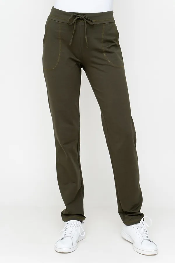 Брюки BINITA, зеленые - фото 2