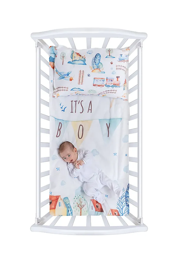 Комплект постельного белья "Облачко" Ясли It’s a boy NORDTEX, it’s a boy - фото 2