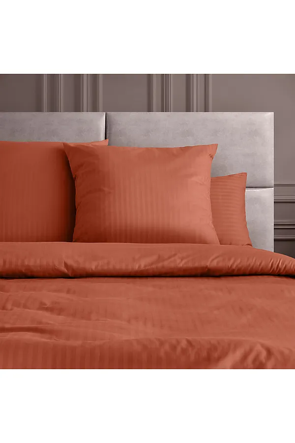 Пододеяльник "Verossa" Stripe 148/215 Terracotta NORDTEX, terracotta - фото 2