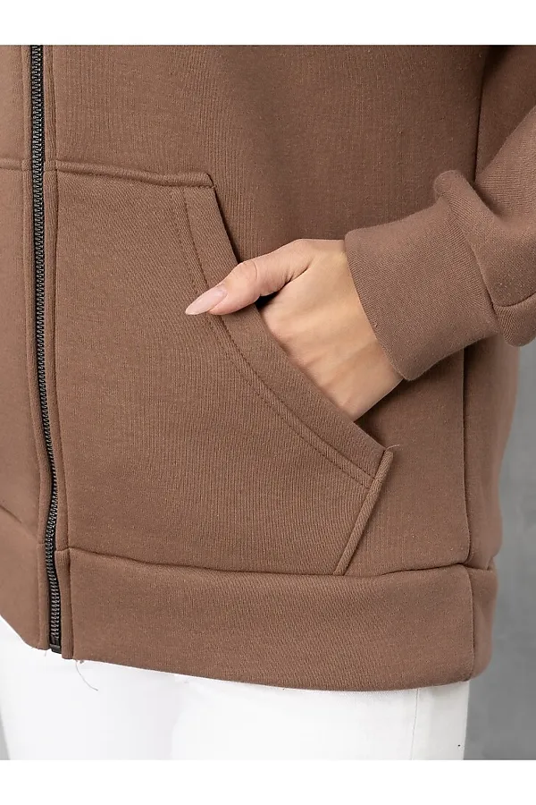 Толстовка BINITA, кофейный - фото 2