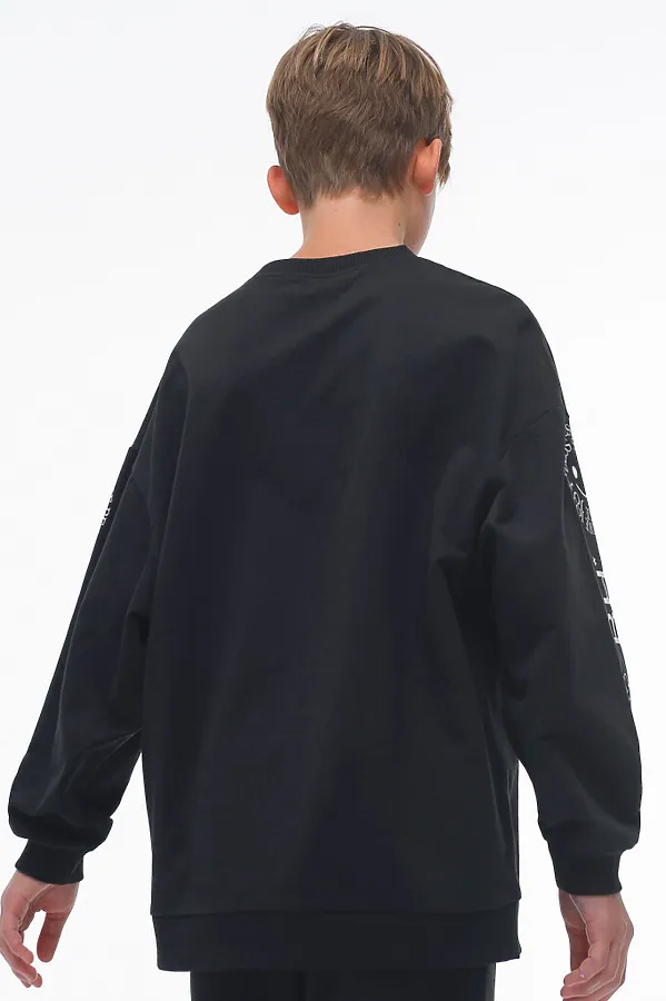 Свитшот  PELICAN, черный - фото 2