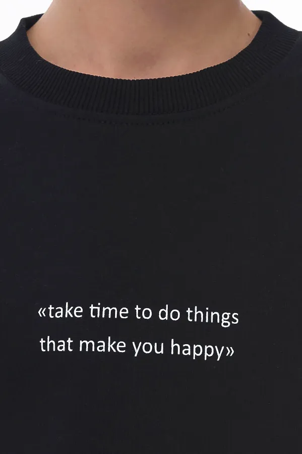 Свитшот  PELICAN, черный - фото 2