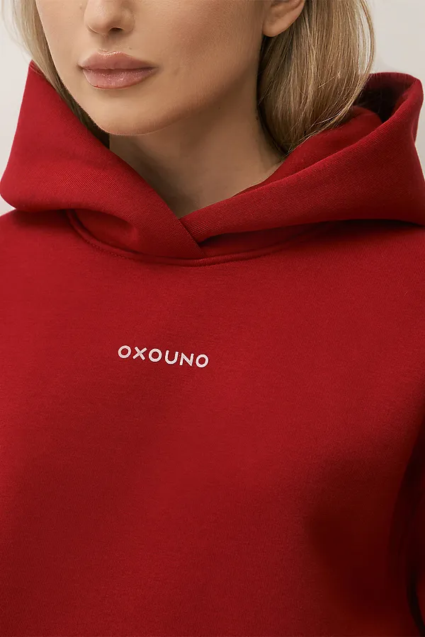 Худи OXOUNO, брусника - фото 2