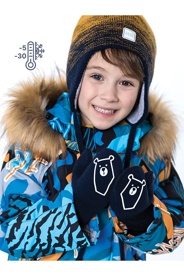 Варежки NIKASTYLE, неви - фото 2