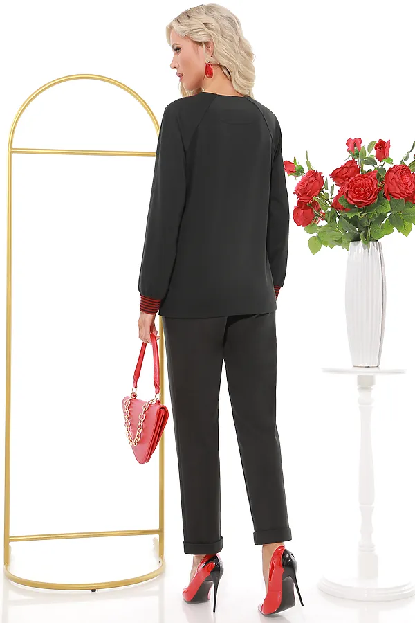 Костюм (джемпер + брюки) DSTREND, чёрный - фото 2