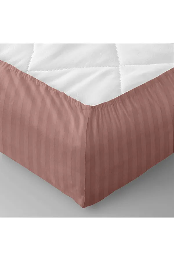 Простыня "Verossa" Stripe На Резинке 200/200 Ash NORDTEX, ash - фото 2
