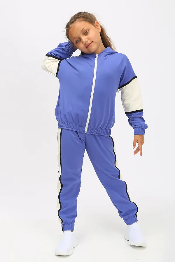 Костюм (Толстовка+Брюки) KIP, лиловый - фото 2
