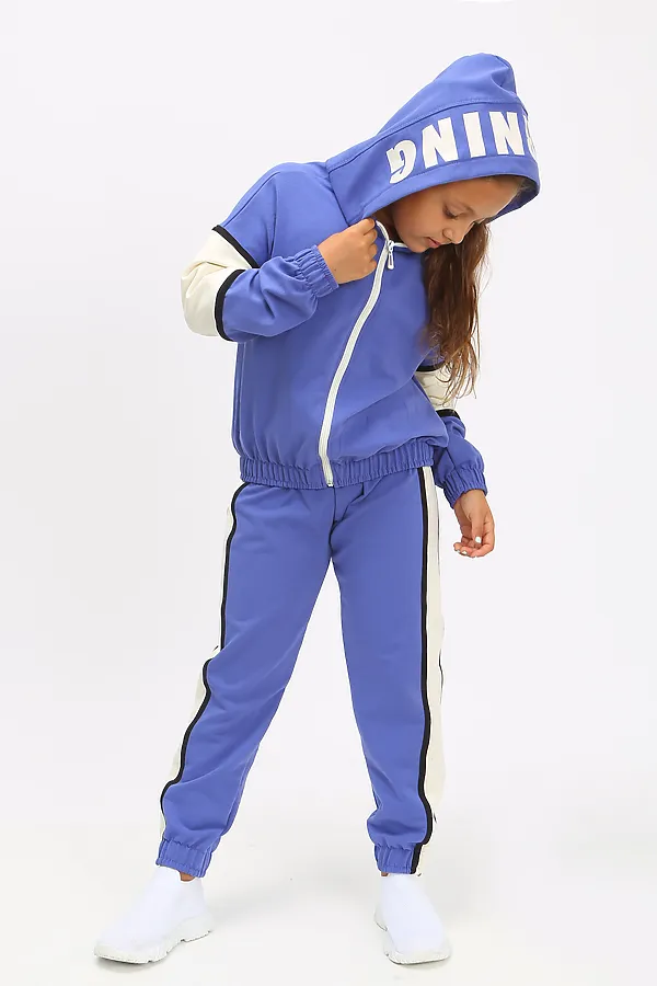 Костюм (Толстовка+Брюки) KIP, лиловый - фото 2