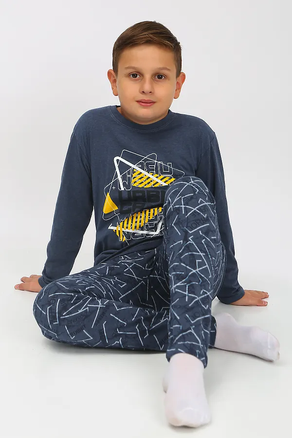 Пижама KIP, индиго - фото 2