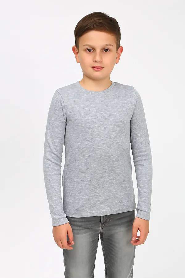 Лонгслив KIP, серый - фото 2