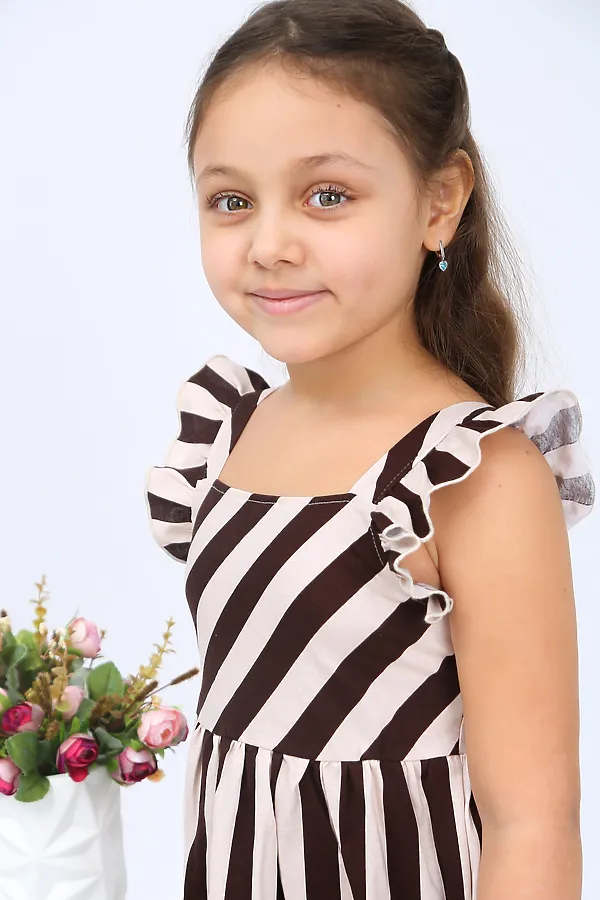 Сарафан ИВАШКА, коричневый - фото 2