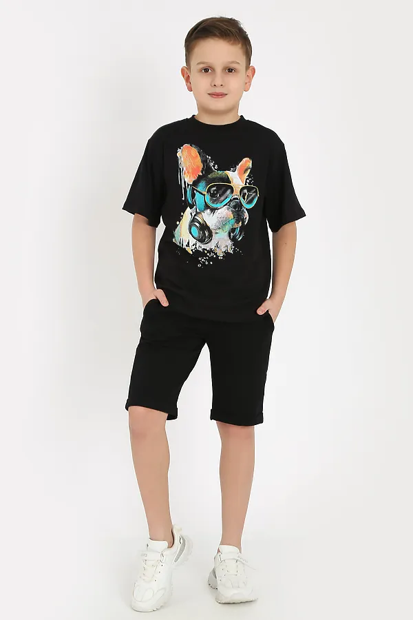 Костюм (Футболка+Шорты) KIP, чёрный - фото 2