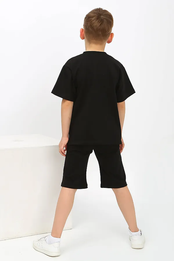 Костюм (Футболка+Шорты) ИВАШКА, чёрный - фото 2