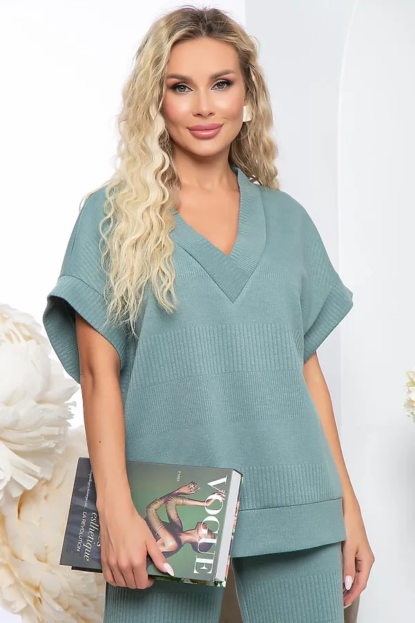 Костюм (Жилет+Брюки) LADY TAIGA, мята - фото 2