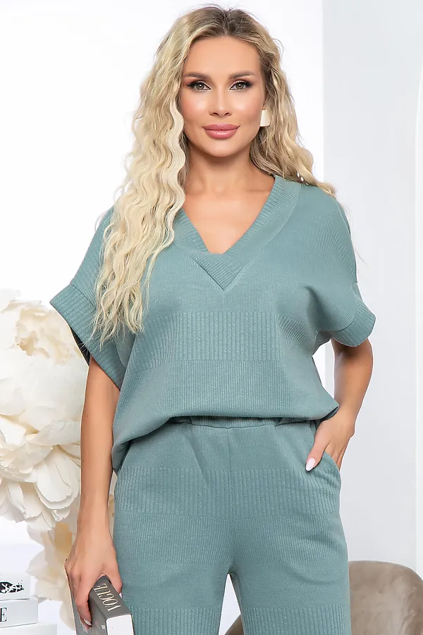 Костюм (Жилет+Брюки) LADY TAIGA, мята - фото 2