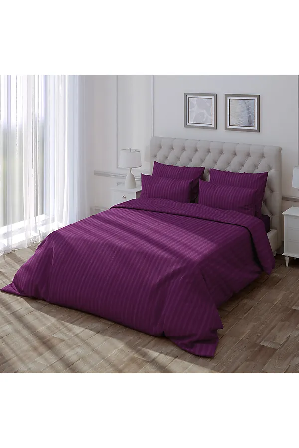Простыня "Verossa" Stripe 200/220 Violet NORDTEX, violet - фото 2