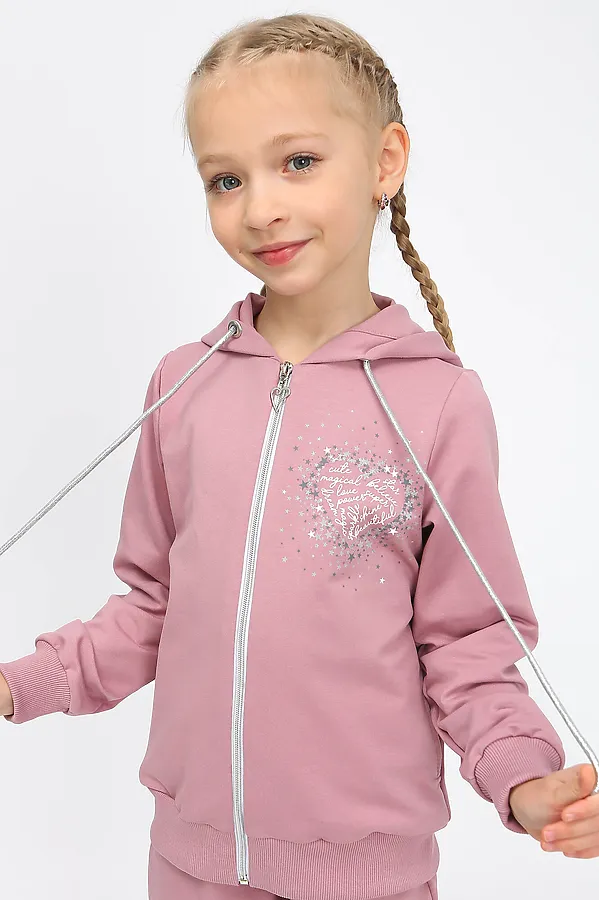 Костюм (Толстовка+Брюки) ИВАШКА, пыльная роза - фото 2