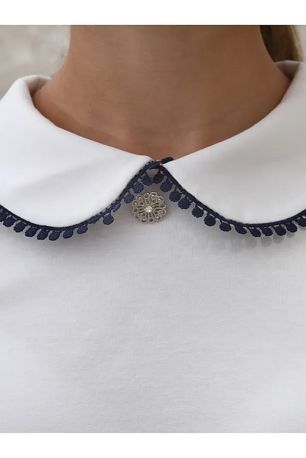 Блуза NOTA BENE, белый - фото 2