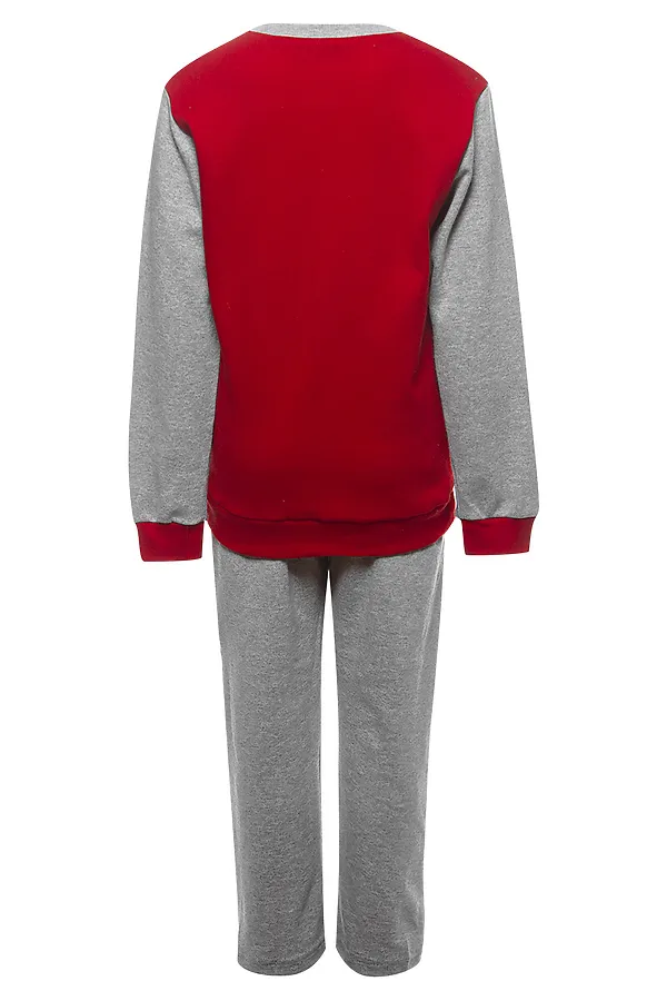Костюм (Свитшот+Брюки) M&D, красный - фото 2