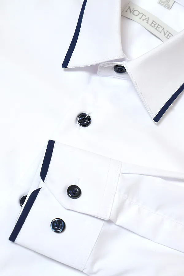 Рубашка NOTA BENE, белый - фото 2