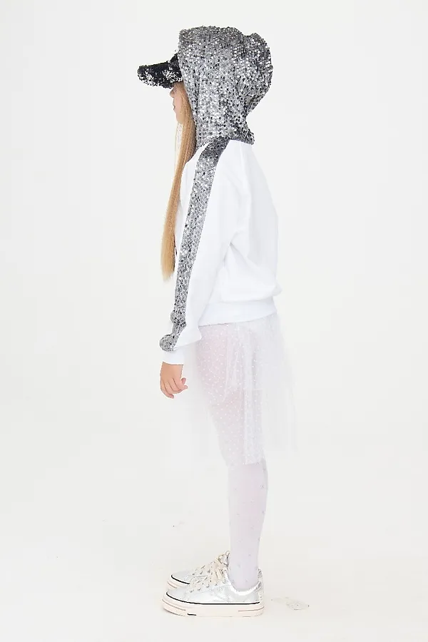 Худи NOTA BENE, белый,серебряный - фото 2